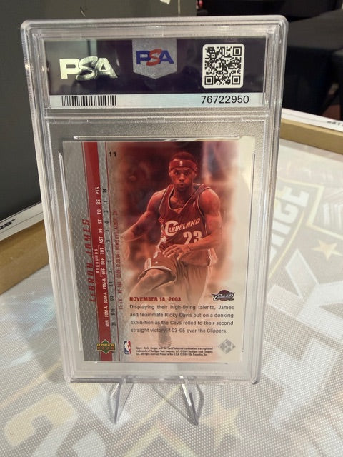 Upper Deck 2003-2004 Lebron James Phenomenal Beginning #11 Rookie
