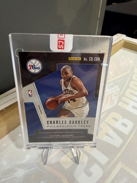 Panini Prizm 2019-20 Charles Barkley Autograph Insert SG-CBK 76ers