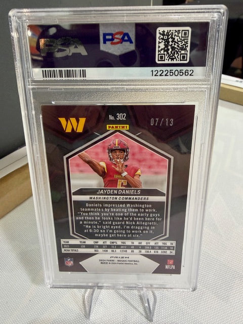 2024 Mosaic Jayden Daniels PSA 8