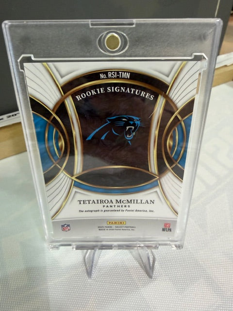 2025 Panini Select Tetairoa McMillan Rookie Auto "Base"